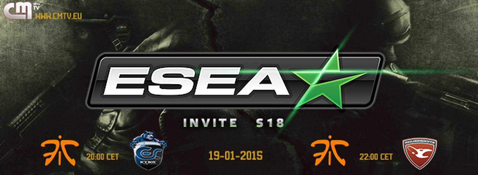 fnatic vs ESC CM.TV ESEA Invite S18 www.cmtv.eu
