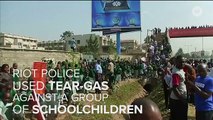 Kenyan Police Fire Tear Gas At Schoolchildren For Protesting