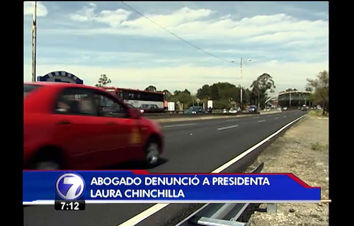 Aparentes irregularidades en la firma del contrato con OAS motivaron denuncia contra Chinchilla