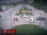 An interesting case of an accident the Elazığ cctv video Car crashes 2013