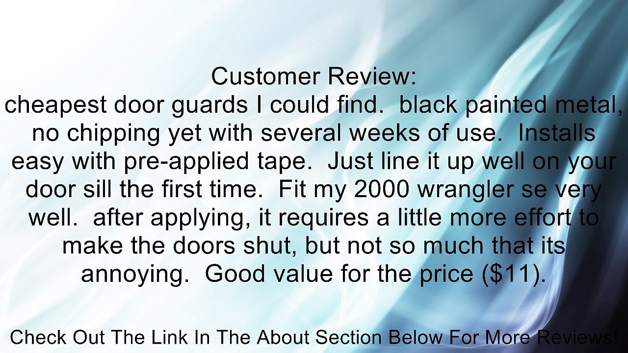 Smittybilt 7686 Black Entry Guard Review