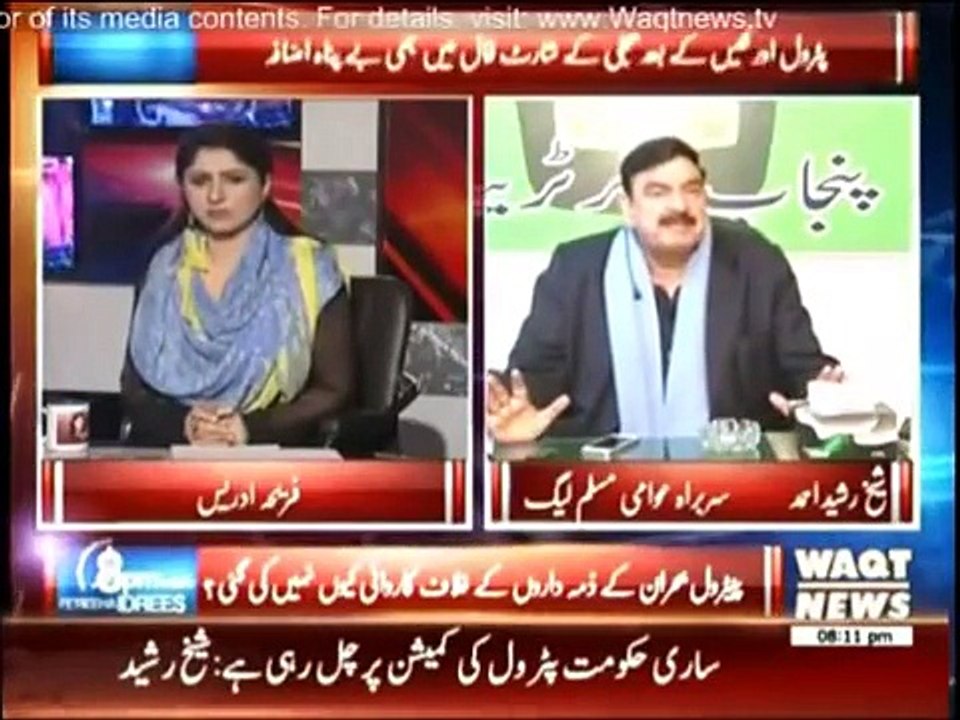 Sheikh Rasheed in 8 PM With Fareeha Idrees 19th January 2015