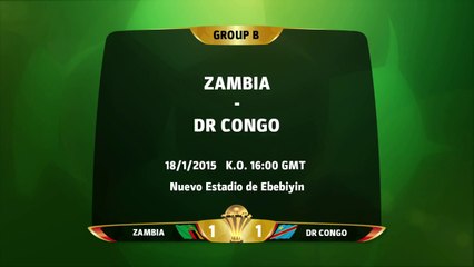 Highlights | Zambia (1-1) D.R. Congo | CAN 2015
