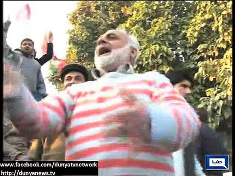 PTI Lahore protests against petrol shortage on donkey carts