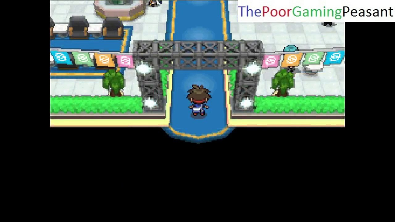 Mossdeep City Psychic Type Pokemon Gym Leader Tate VS Ash In A Pokemon Volt White 2 Pokemon Battle / Match