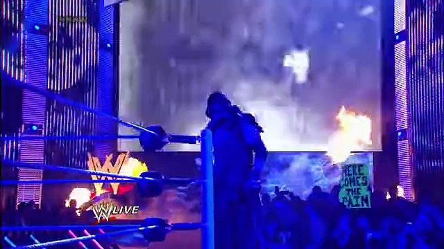 Brock Lesnar is surprised by the return of The Undertaker- Raw, Feb. 24, 2014