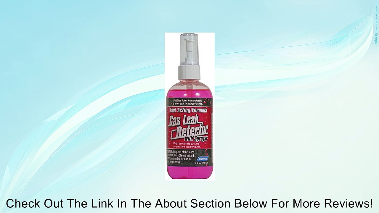 Camco 10324 Gas Leak Detector with Sprayer - 8 oz Review