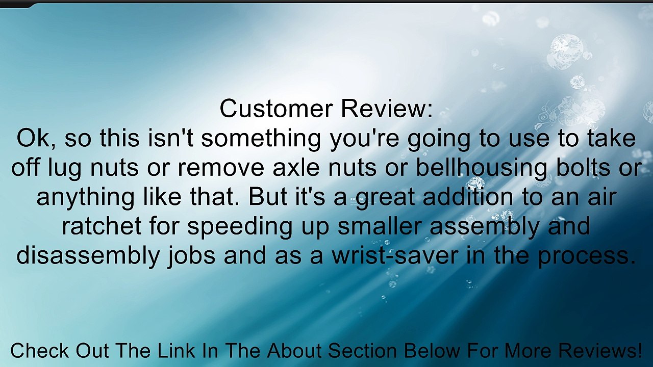 Wel-Bilt Butterfly Air Impact Wrench - 3/8in. Drive [Misc.] Review