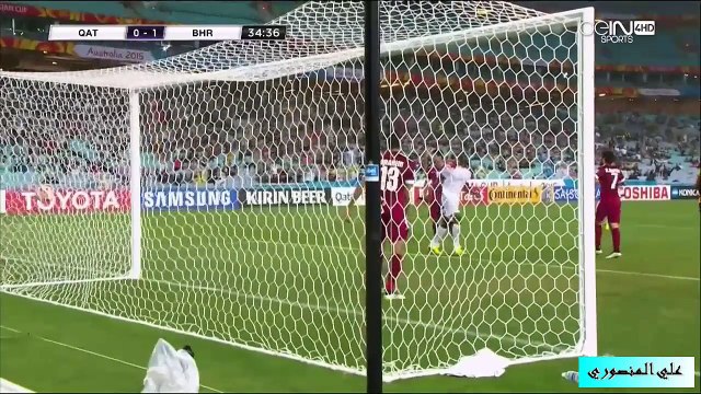 أهداف البحرين وقطر في الجولة الثالثة من المجموعة الثالثة لكأس اسيا 2015