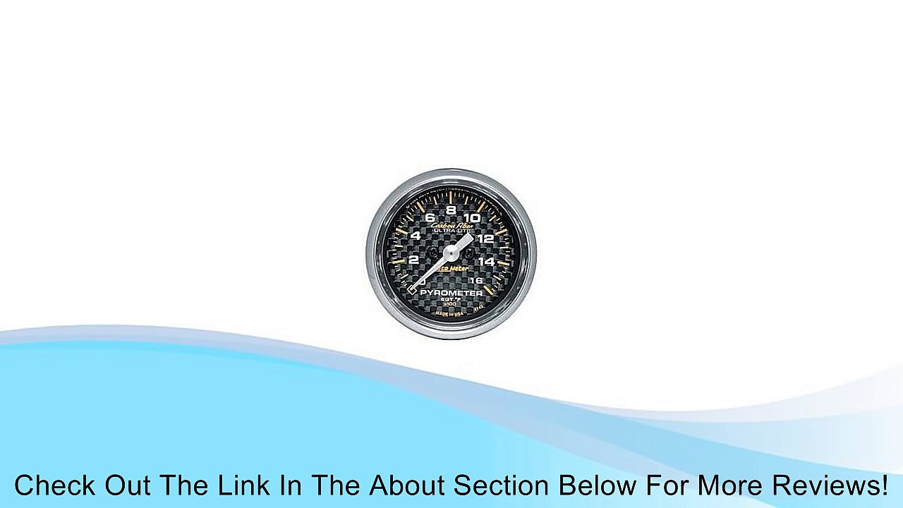 Autometer 4744 Carbon Fiber Series EGT Gauges Review