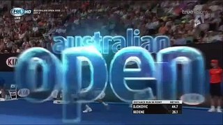 VIDEO Novak Djokovic vs Aljaz Bedene - Australian Open 2015 SET 1