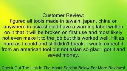 OTC 4559 Manual/Pneumatic Pickle Fork Set Review