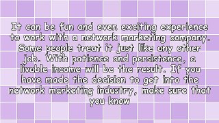 Understanding The Basics Of Network Marketing