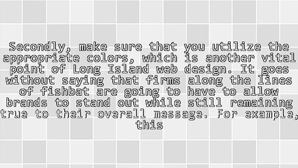 Long Island Web Design & The Many Vitals