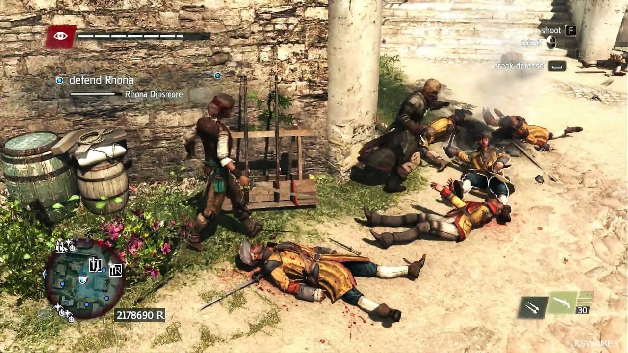 RSWINKEY Assassin's Creed Black Flag HD Walkthrough AC4 Gameplay Part 51 Sequence 100% 1080p 60FPS