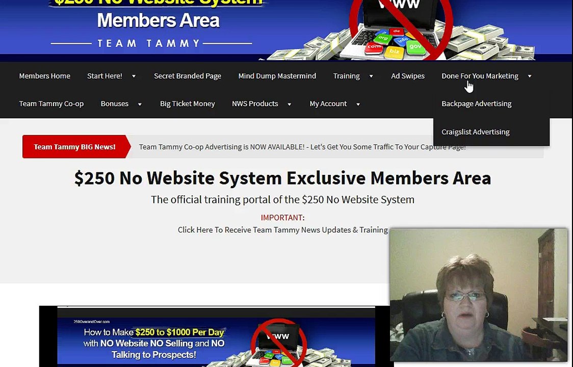 Official 250 No Website Program