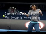 watch tennis aus open Alison Van Uytvanck vs Serena Williams live