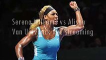 online tennis Alison Van Uytvanck vs Serena Williams live broadcast