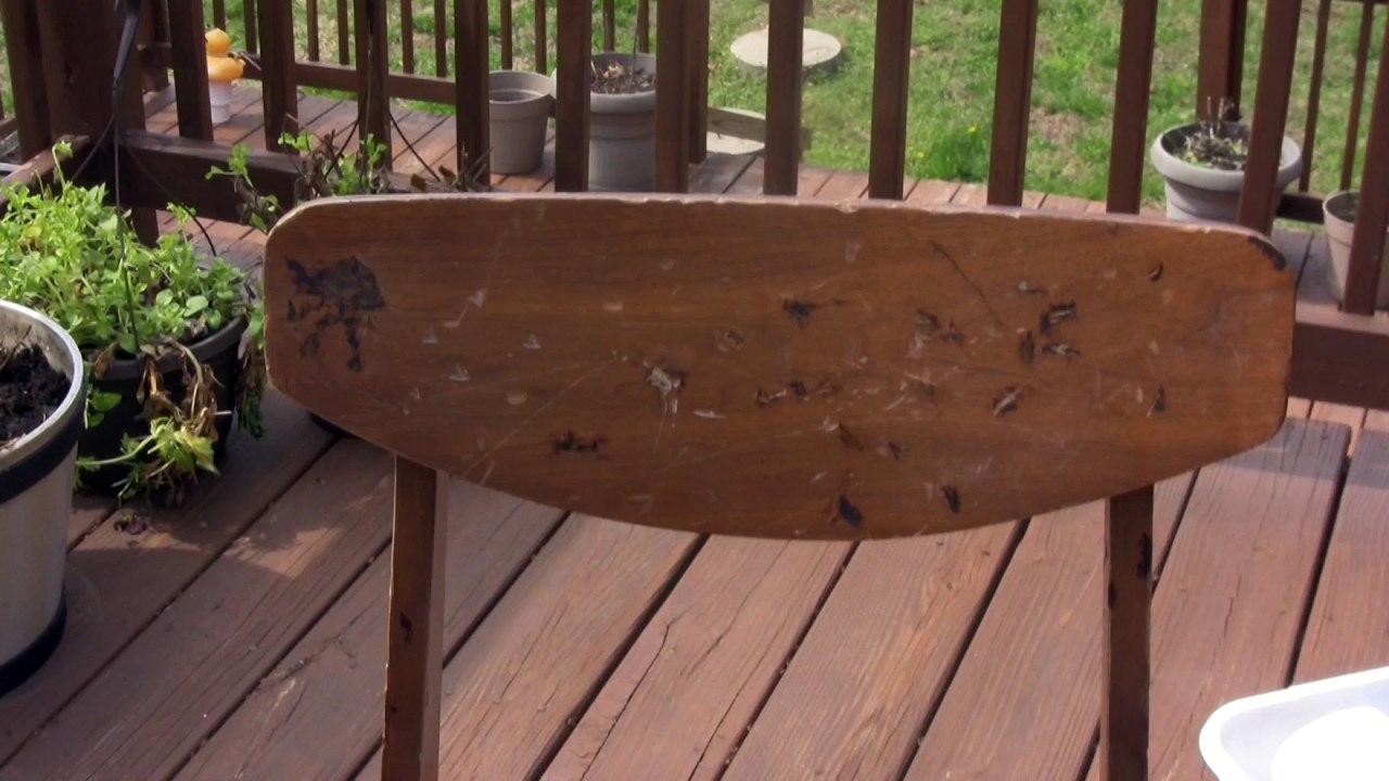 Chair Distressing and Aging