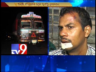 4 die as car rams stationary lorry at Srikakulam