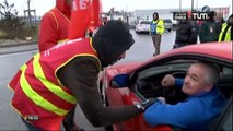 Grève des routiers à Corbas