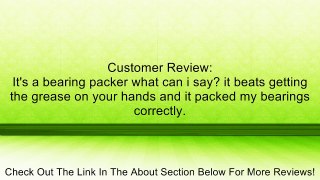 Wilmar W1218 Universal Bearing Packer Review