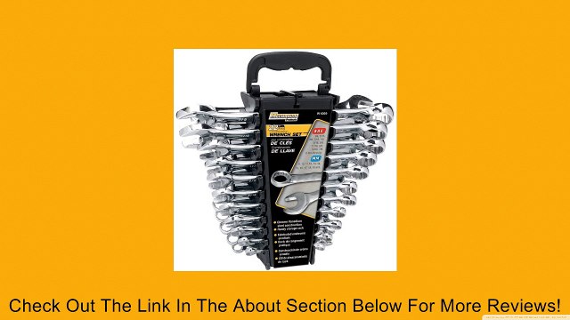Wilmar W1069 SAE/Metric Polished Combo Wrench Set, 22-Piece Review