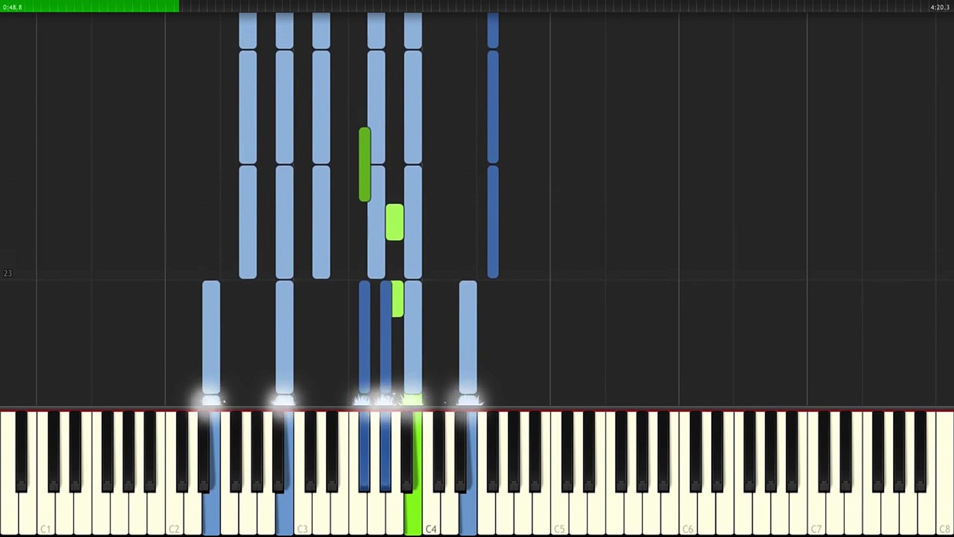 Radiohead - Pyramid Song (Piano Tutorial Synthesia) - video Dailymotion