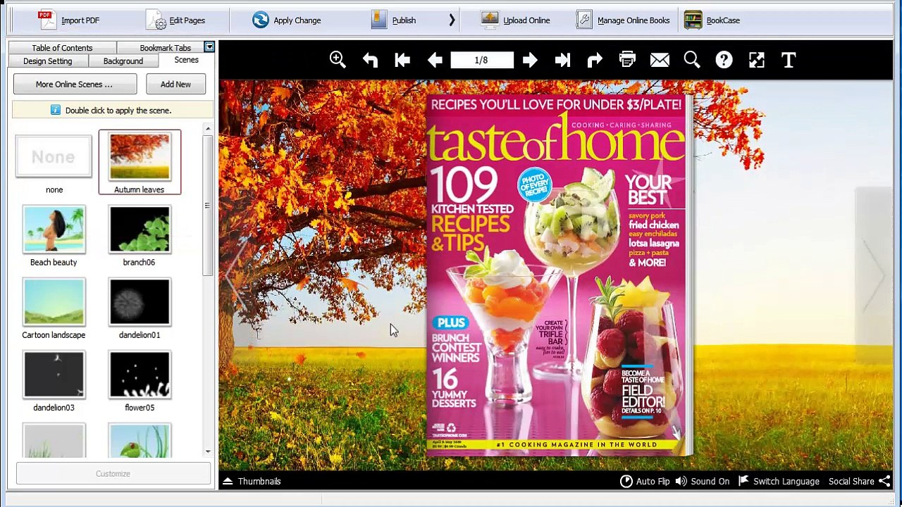 Professional Flip Book Maker for Converting PDF and Office into Flipbook