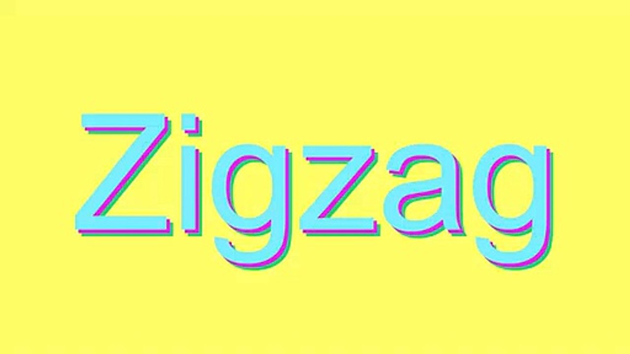 How to Pronounce Zigzag