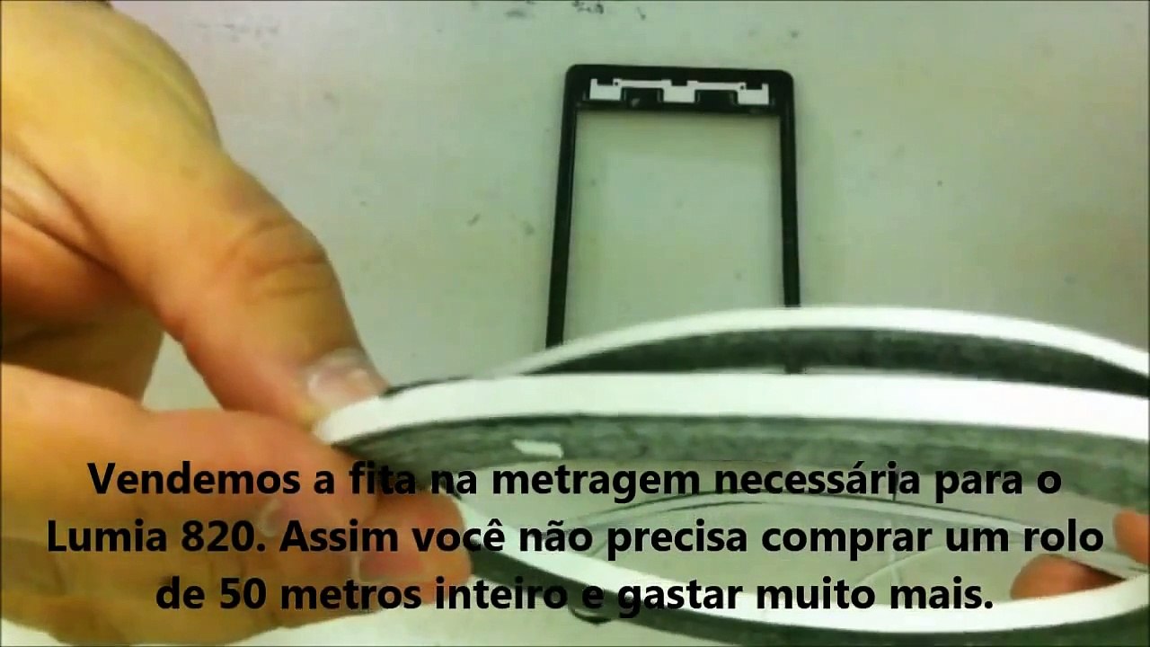 Tutorial de como trocar só o vidro do Nokia Lumia 820