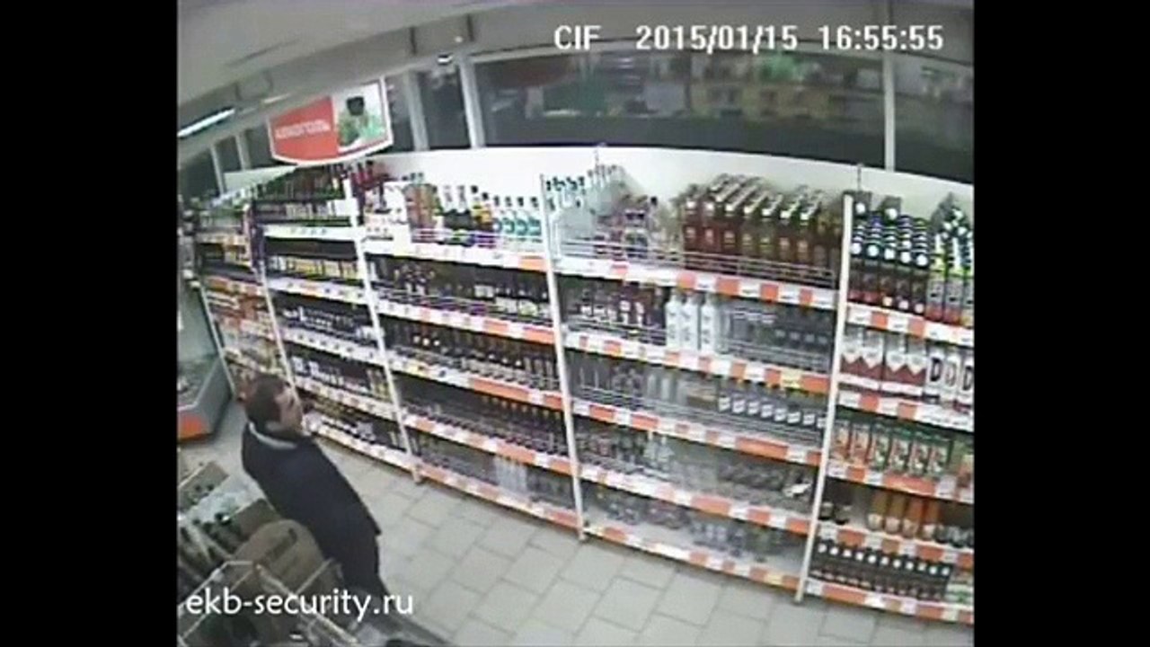 Le pire voleur d'alcool en Russie