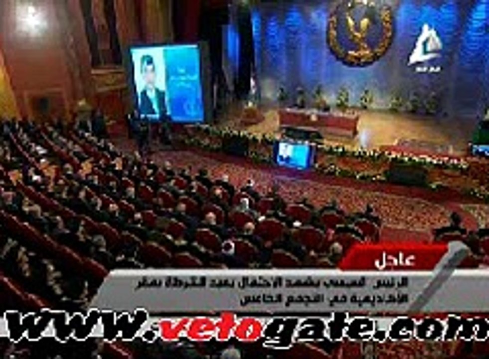 نص كلمة وزير الداخلية فى الإحتفال بعيد الشرطة