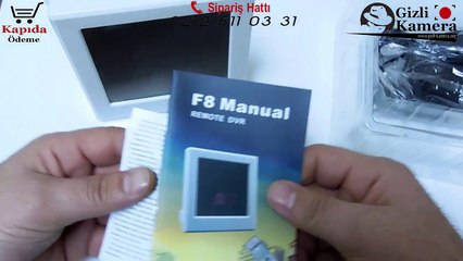 Aynalı Masa Saati Gizli Kamera Tanıtım Videosu