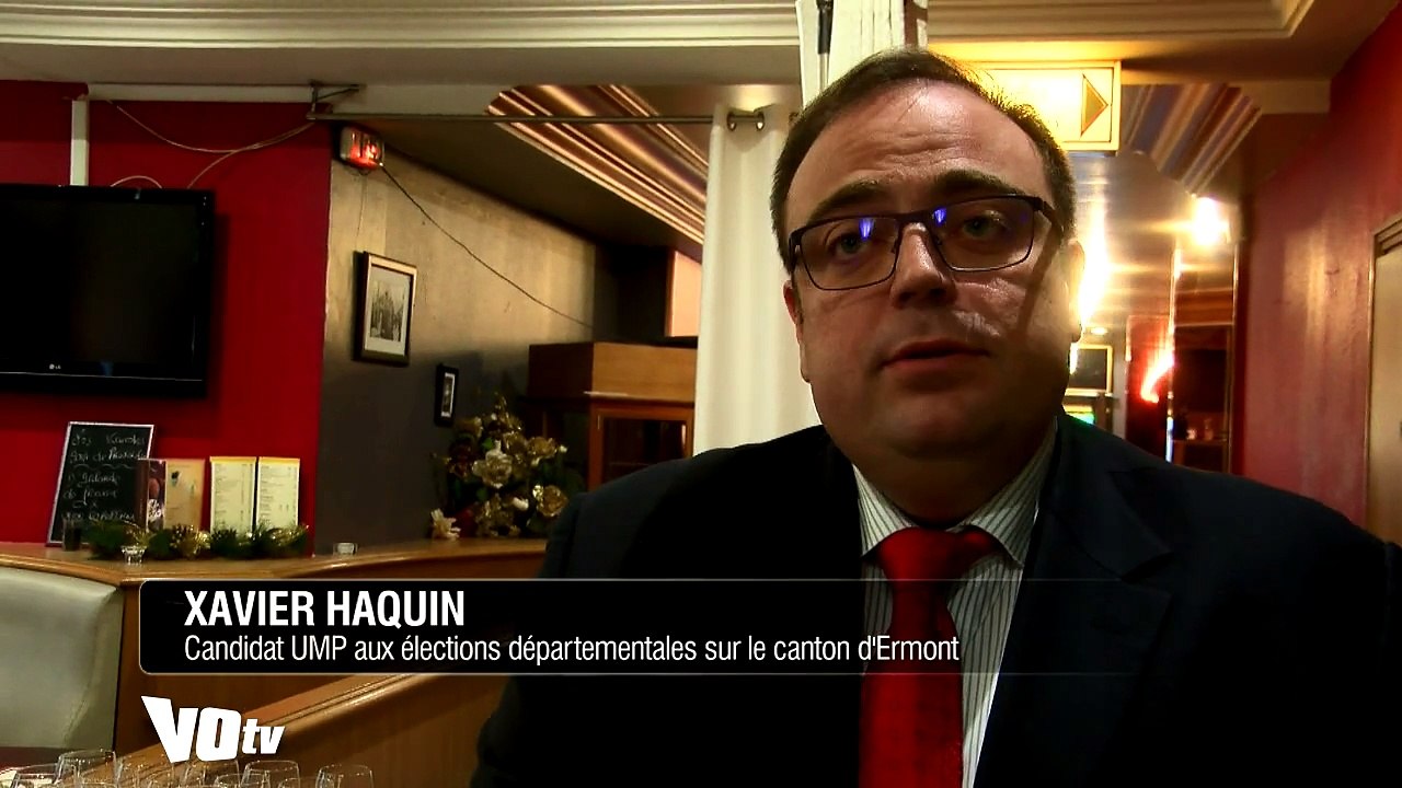 VOtv - Interview Xavier Haquin Elections Départementales Canton d'Ermont