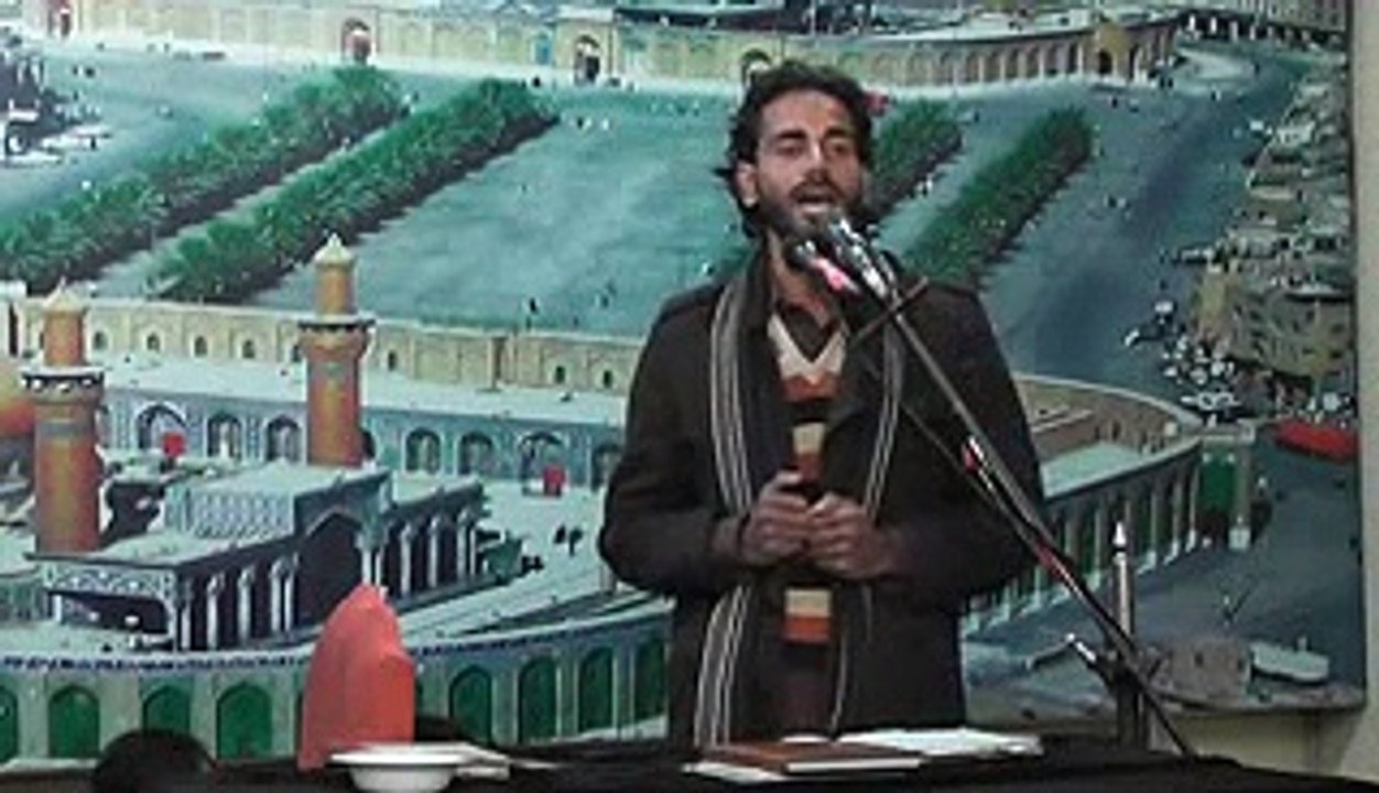 Zakir Adnan Abbas Jhandvi on Majlis Zakir Shabhi Kazmi Mirpur A.K-25 Safar 1436-P2of4