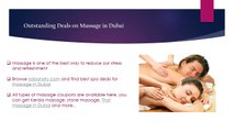 Dubai Spa Deals and Discount Coupons