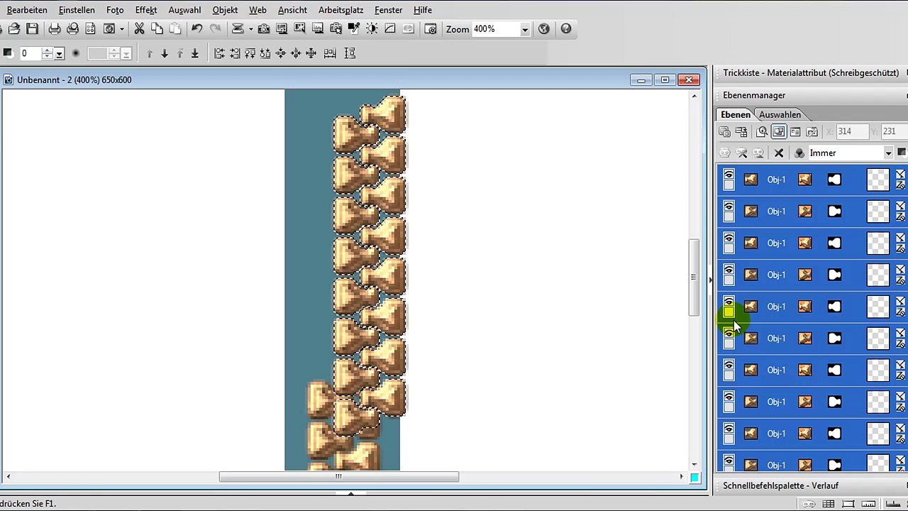 PhotoImpact Tutorial Reissverschluss