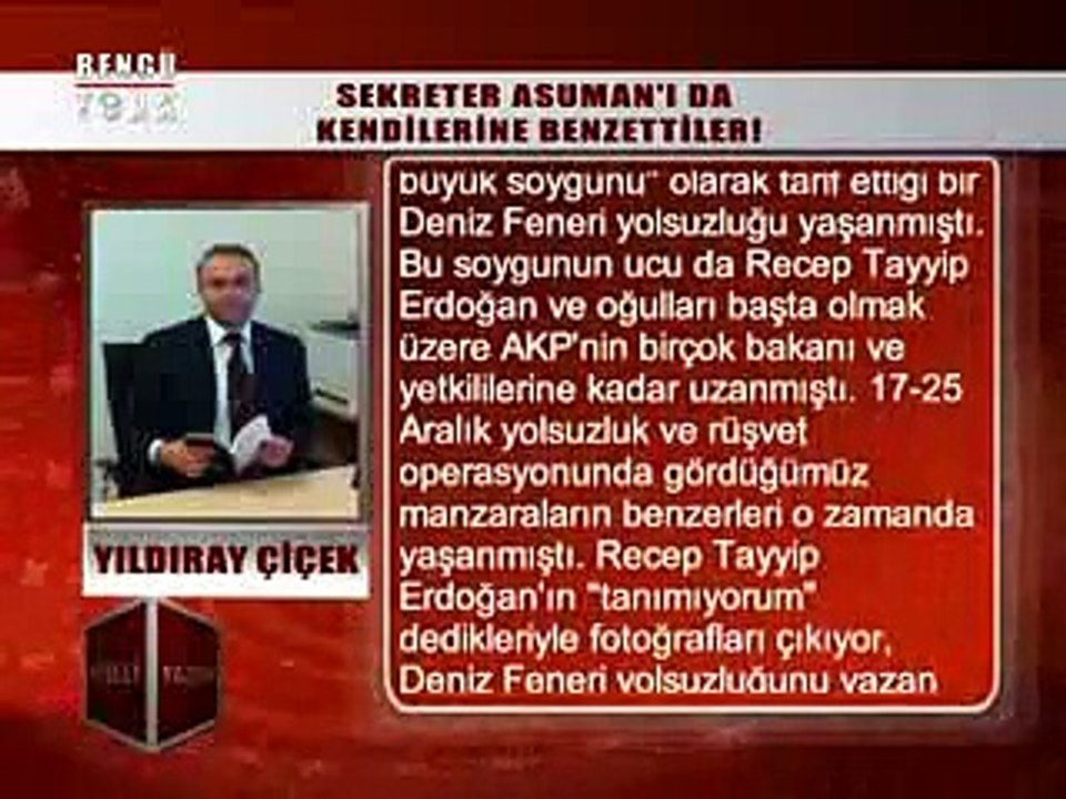 KÖŞELİ YAZILAR - YILDIRAY ÇİÇEK 20.01.2015