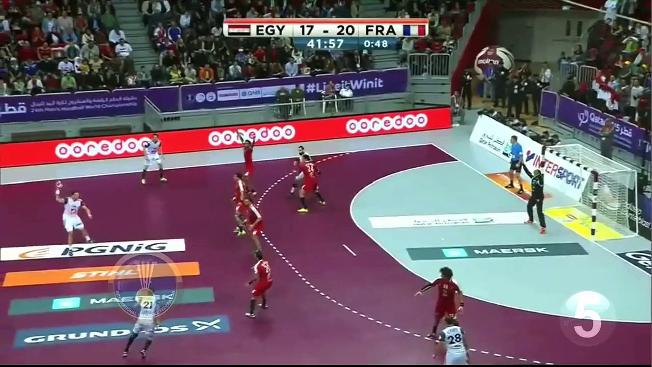 Le Kung-Fu entre Guigou et Accambray Vs Egypte (Mondial 2015)