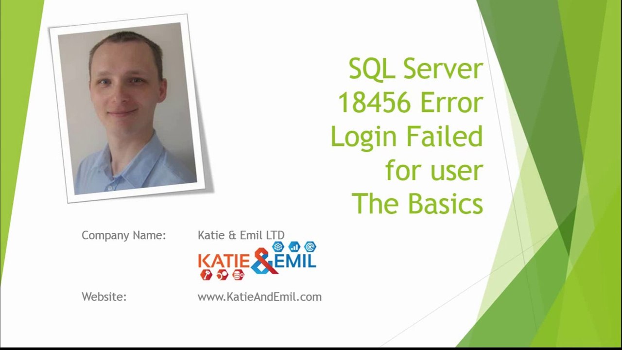 18456 SQL Authentication Error Login failed