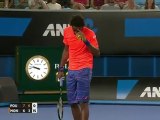 Open dAustralie 2015 - Monfils-Pouille   La réplique spectaculaire de la Monf - Tennis - Video Eurosport