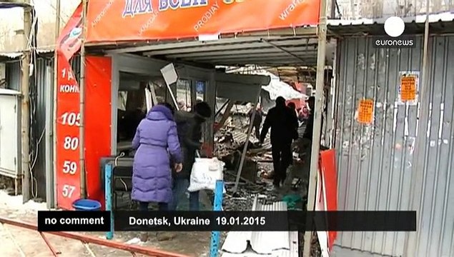 Shells hit residential areas in rebel-controlled Donetsk