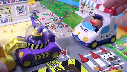 アンパンマン おもちゃでアニメｗｗ どろぼうばいきんまんとアンパンマンポリス