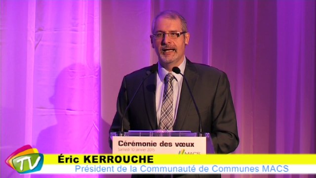 Voeux en intégralité d'Eric Kerrouche président de la communauté de communes MACS