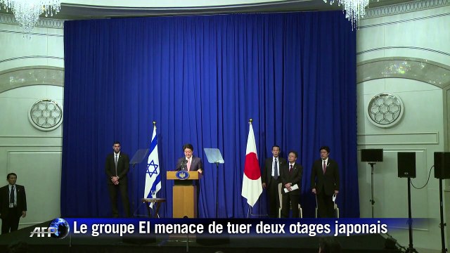 Otages japonais: le Premier ministre Shinzo Abe exige leur libération immédiate