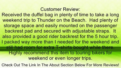 Kuryakyn 4144 Black Classic Tour Bag Review