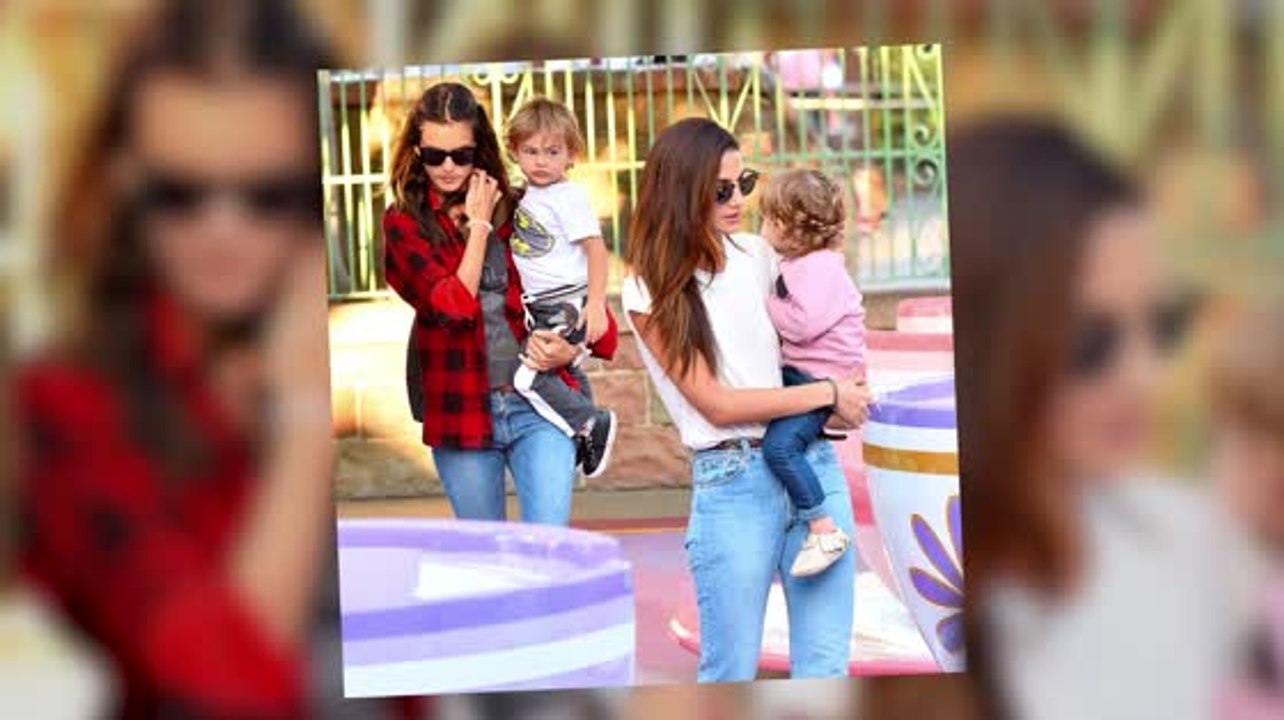 Lily Aldridge And Alessandra Ambrosio Are Model Mums At Disneyland