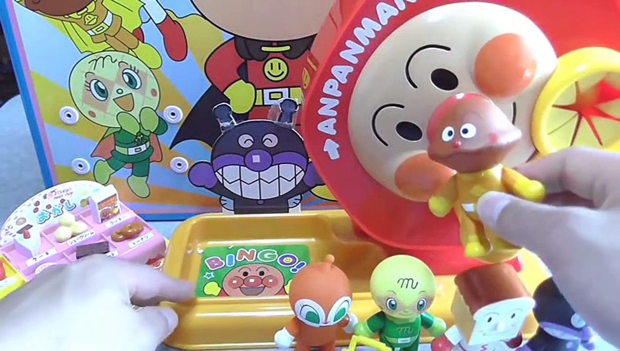 anpanman toys cartoon アンパンマン　おもちゃでアニメｗｗ　ガラガラふくびき