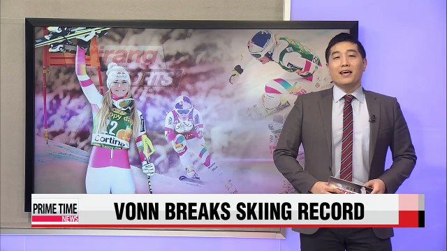 Lindsey Vonn earns record 63rd World Cup win